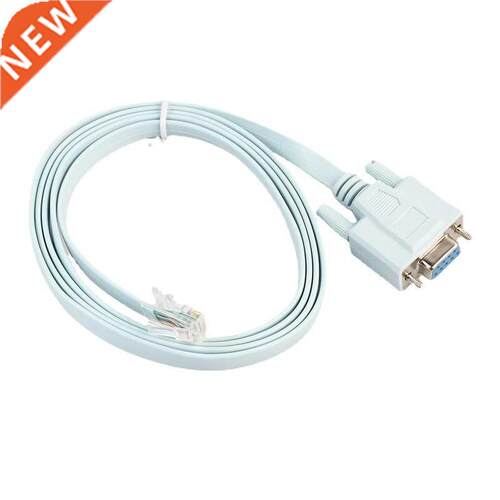 Cable RJ45 Cat5 Ethernet to Rs232 DB9 COM Port Seral