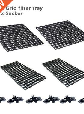 4pcs Isolation Board Spliced With Sucker Solid Bottom PP