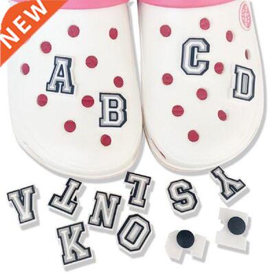 37pcs/Set Letter Hole Shoes Shoe Flower Numbers Shoe For