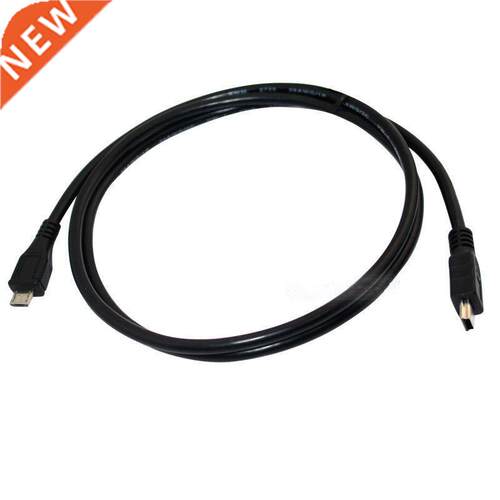 1M USB 2.0 Mini B 5 Pin male plug to Micro 5pin male Adapter