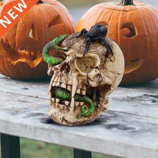 Modern Skull Sculpture Decortive Ornment Deth Figurine