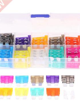 100Pcs Medium Size Blade Car Fuse Assortment Set 2A-10 15 20