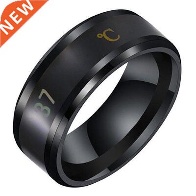 Smart Sensor Temperature Ring Modern Real-time Intelligent