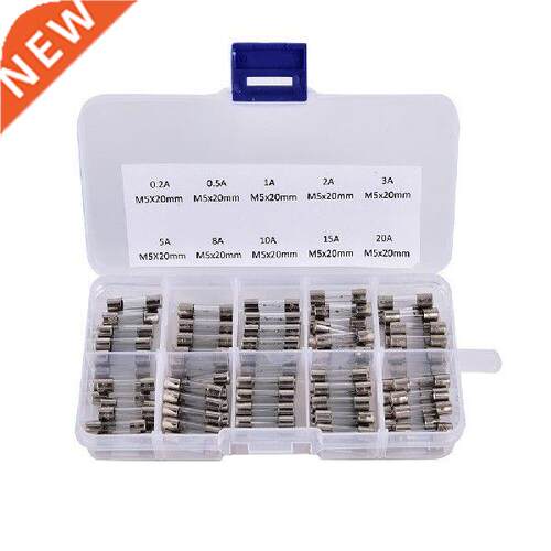 100pcs Fuses Fast-blow Glass Material Fuses Quick Blow Car