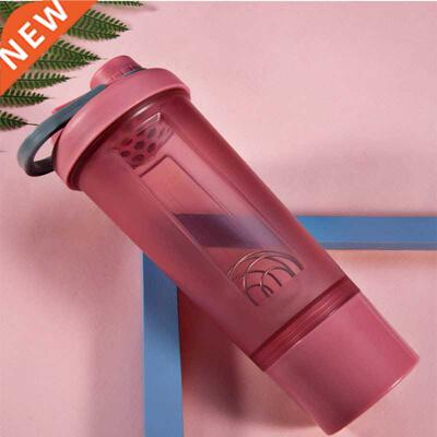 500ML Drink Water Bottle Whey Protein Powder Wire Mixer Ball