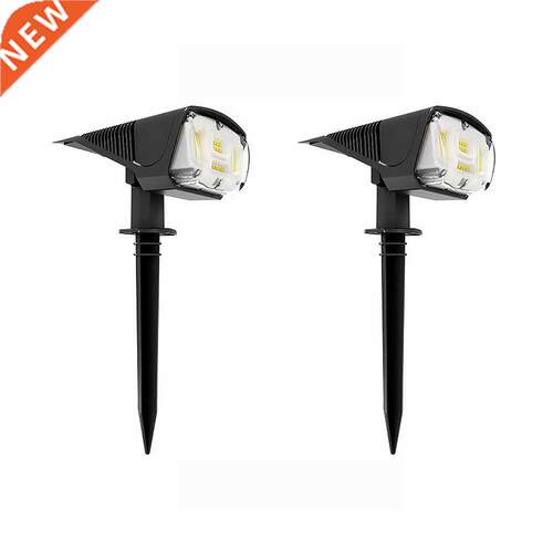 2 Pcs LED Solar Garden Lights Outdoor Solar Powered Lamp Wa