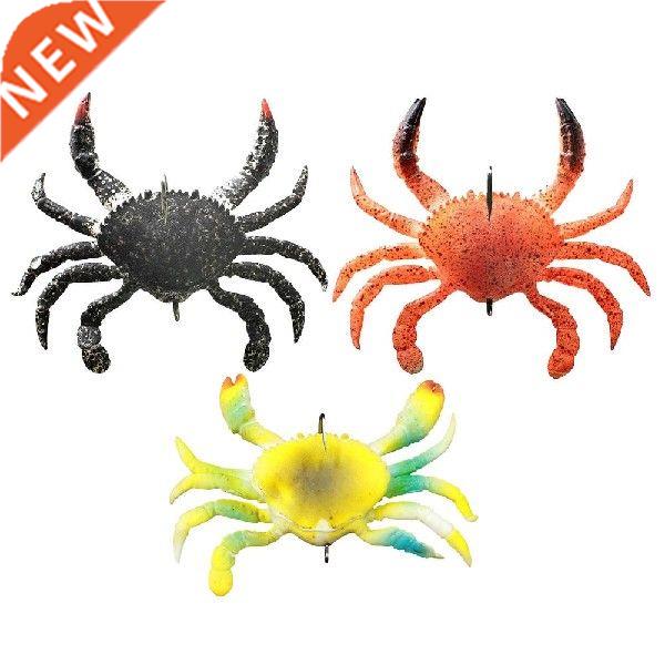 Smash Crab Lure Realistic TPE Fishing Lure For Saltwater - 实物图