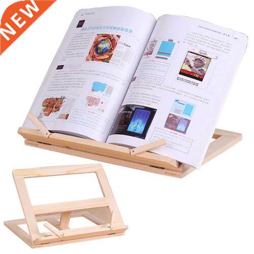 Wooden Frame Reading Bookshelf Bracket Book Reading Bookend
