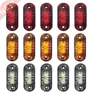 4pcs 12v 24v Led Side Marker Lights for Trailer Trucks Carav