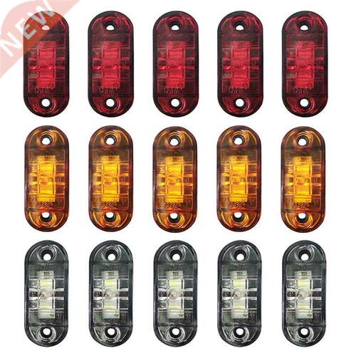 4pcs 12v 24v Led Side Marker Lights for Trailer Trucks Carav