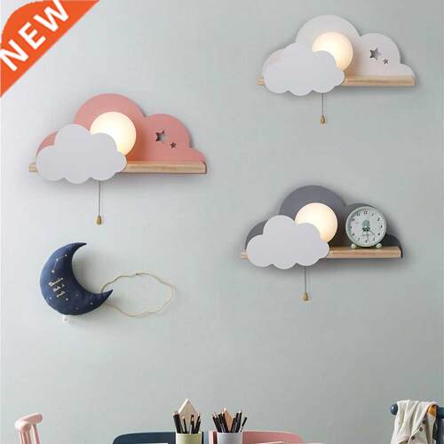 Nordic Macaron LED Glass Wall Lamps Beside Bedroom Light
