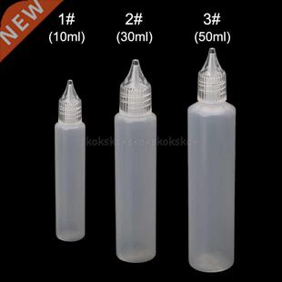 10/30/50ml Oil Bottle Clear Plastic Empty Dropper Bottle Vap