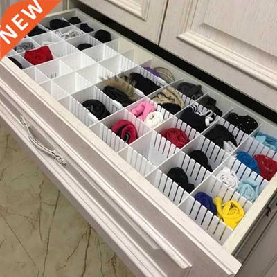 Drawer Dividers, Drawer Divider Organizers 5PCS DIY Plastic