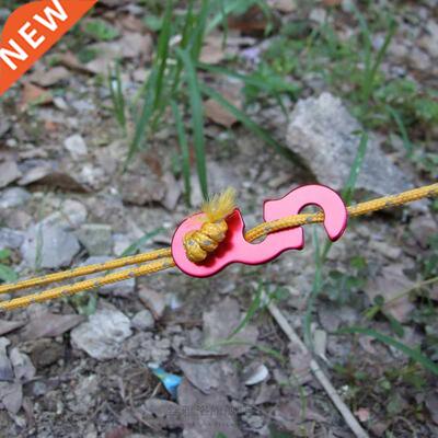 10pcs Red Aluminum Alloy Tent Guyline Tensioners Outdoor Cam