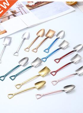 1Pc 122mm Stainless Steel Iron Shovel Spoon Coffee Ice Cream
