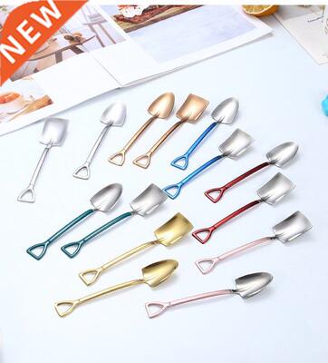 1Pc 122mm Stainless Steel Iron Shovel Spoon Coffee Ice Cream