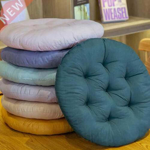 40cm Round Seat Cushion Decorative Indoor Outdoor Solid Colo