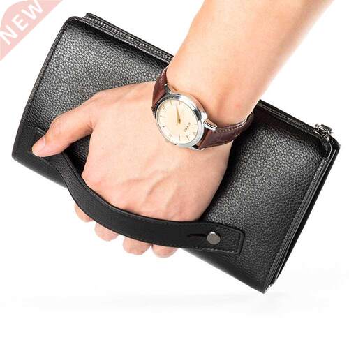 Baellerry Men Clutch Bag Large Capacity Men Wallets Cell Pho