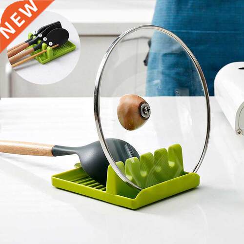Kitchen Spoon Holders Fork Spatula Rack Shelf Organizer Plas