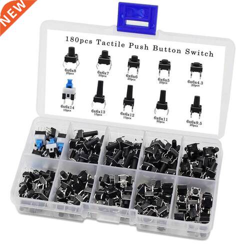 10 kinds Values 180PCS Tactile Push Button Switch micro-trig