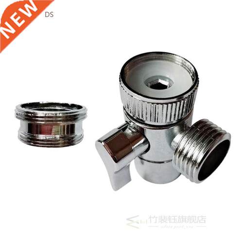 Chrome Finish Shower Faucet Valve Diverter Sink Tap to Hose