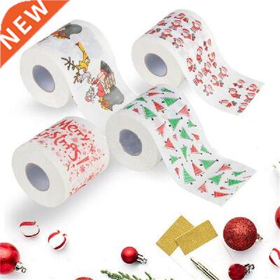 New Christmas Roll Paper Printed Santa Claus And Elk Hot