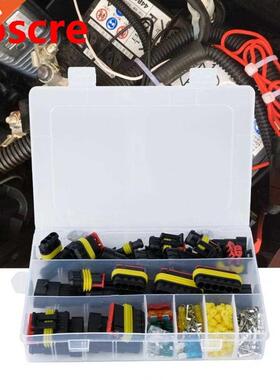 240Pcs 1/2/3/4/5/6 pins Way Waterproof Wire Connector Car El