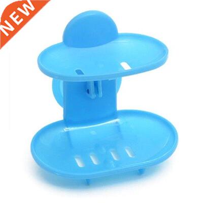 Fashionable Double Layers Bathroom Soap Dishes Hol Rack