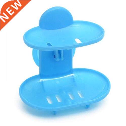 Fashionable Double Layers Bathroom Soap Dishes Hol Rack