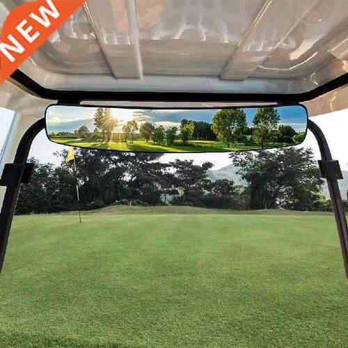 Golf Cart Folding Side Mirrors Rear View Mirror Extra Wide