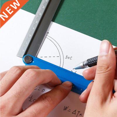 Aluminum Alloy Foldable Ruler Simple Folding Metal Stationer