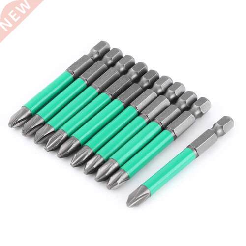 10Pcs Screwdriver Set PH2 65mm S2 Steel Hex Magnetic Anti S