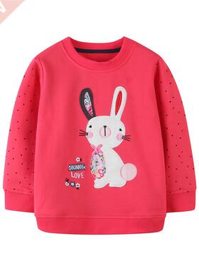 Jumping Meters Baby Girls Sweatshirts Autumn Winter Cotton C