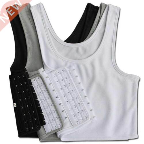 Tomboy Buckle Short Shirt Corset Health Shaping Corset Flat