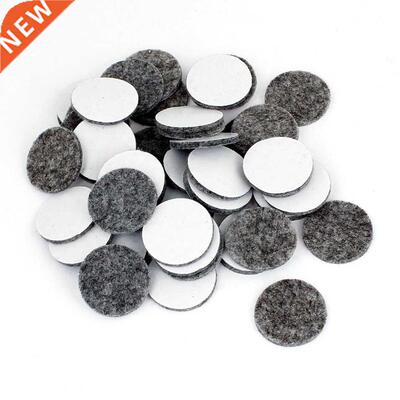 50Pcs Round Shaped Table Chair Furniture Leg Felt Mat Pad Gr