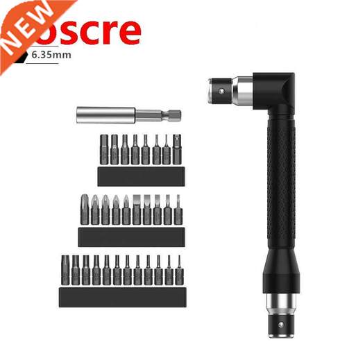 BROPPE 90 Degree Right Angle Bit Turner Elbow Screwdriver 1/