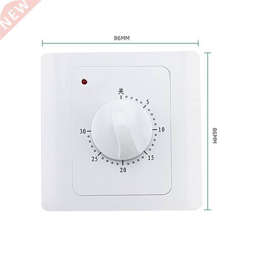 AC 220V 10A 30Min Countdown Timer Switch Electric Time Plug