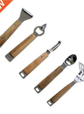 94PF Wooden Handle Cooking Utensil Kitchen Utensils Cooking