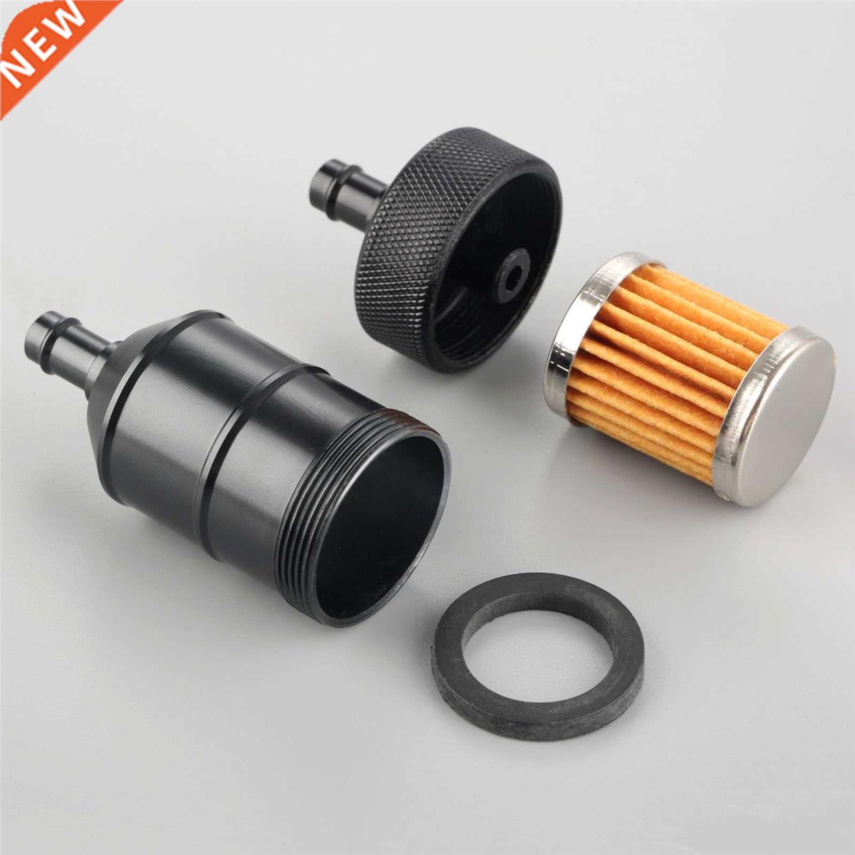 Universal 8mm 5/16'' Motorcycle Fuel Filter Car Petrol Diese