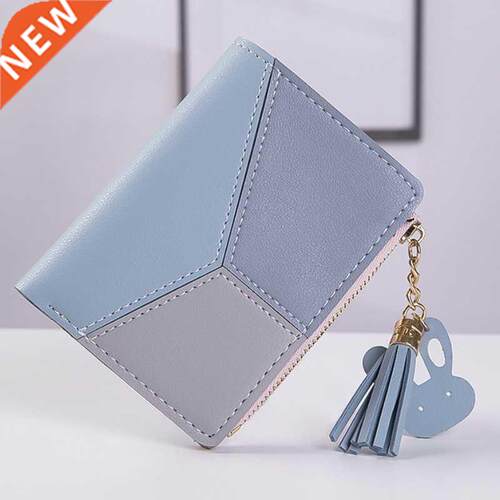 New Arrival Wallet Short Women Wallets Zipper Purse Patchwor