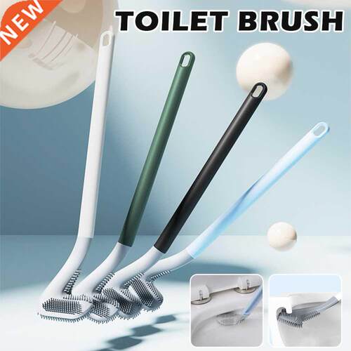 Slcone Tolet Brushes For Bathroom Long Handle Tolet