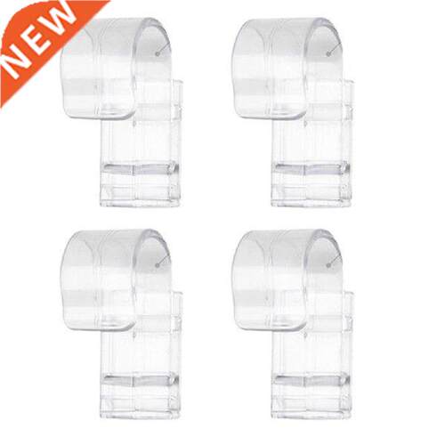Transparent Toothpaste Rack Hanging Hook 4PCS Toilet Towel