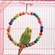 Swing Parrot Bead Toys Cockatiel Bird Parakeet Toy