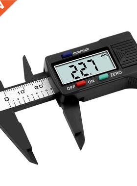 100mm Electronic Plastic Digital Caliper Carbon Fiber Vernie