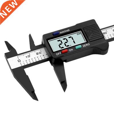 100mm Electronic Plastic Digital Caliper Carbon Fiber Vernie