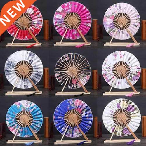 Silk Fan Chinese Japanese Style Folding Fan Home Decoration