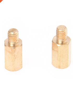 M3 Male x M3 Female 8mm Long Hexagonal Brass PCB Standoffs S