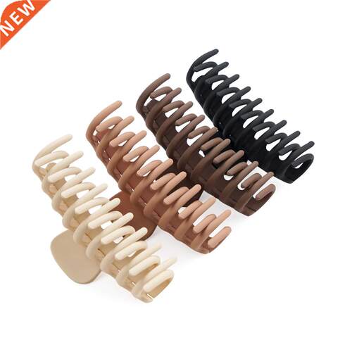 4PCS Hair Claw Clips 4 Inch Nonslip Large Crab Hairpins for