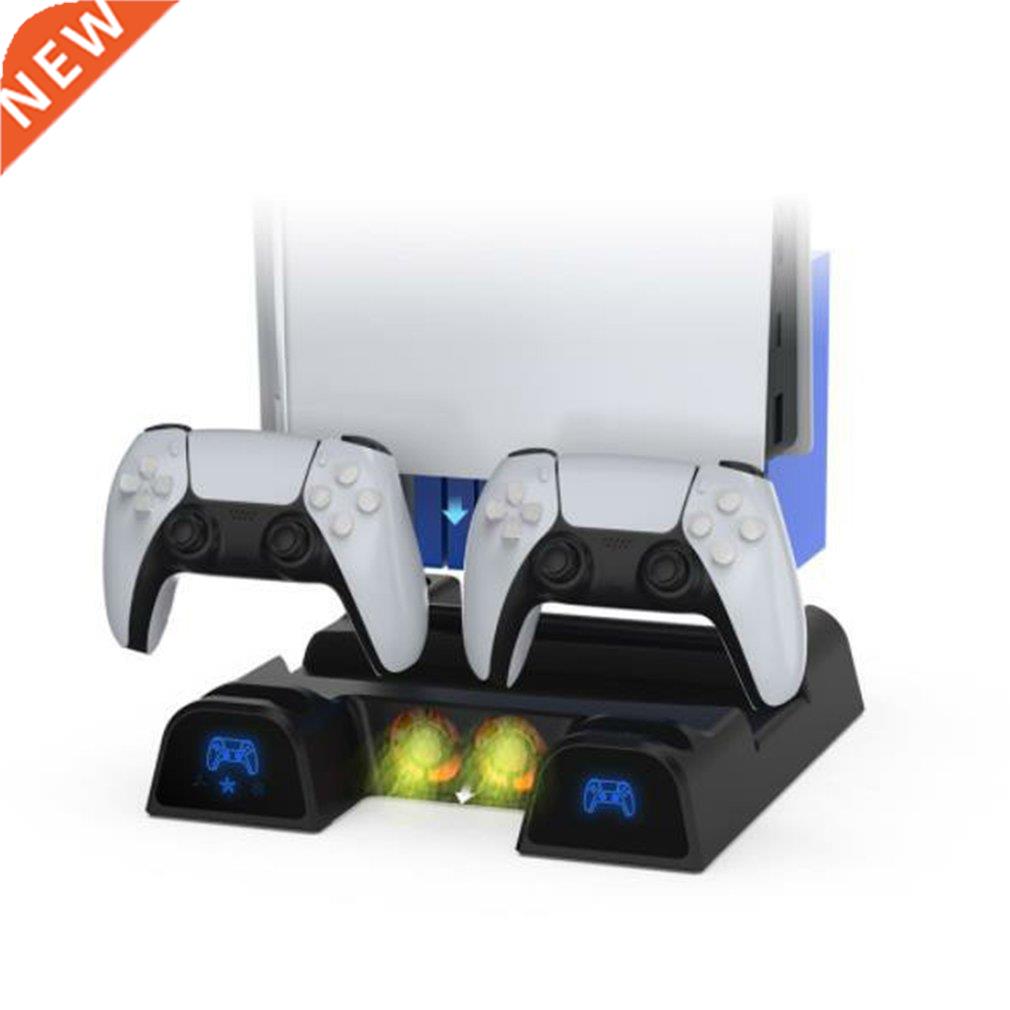 Handle Charging Base For PS5 Fan Speed Switch Cooling Fan Fi