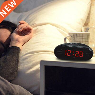 Brand New AM/FM LED Alarm Clock Electronic Desk Clocks Di